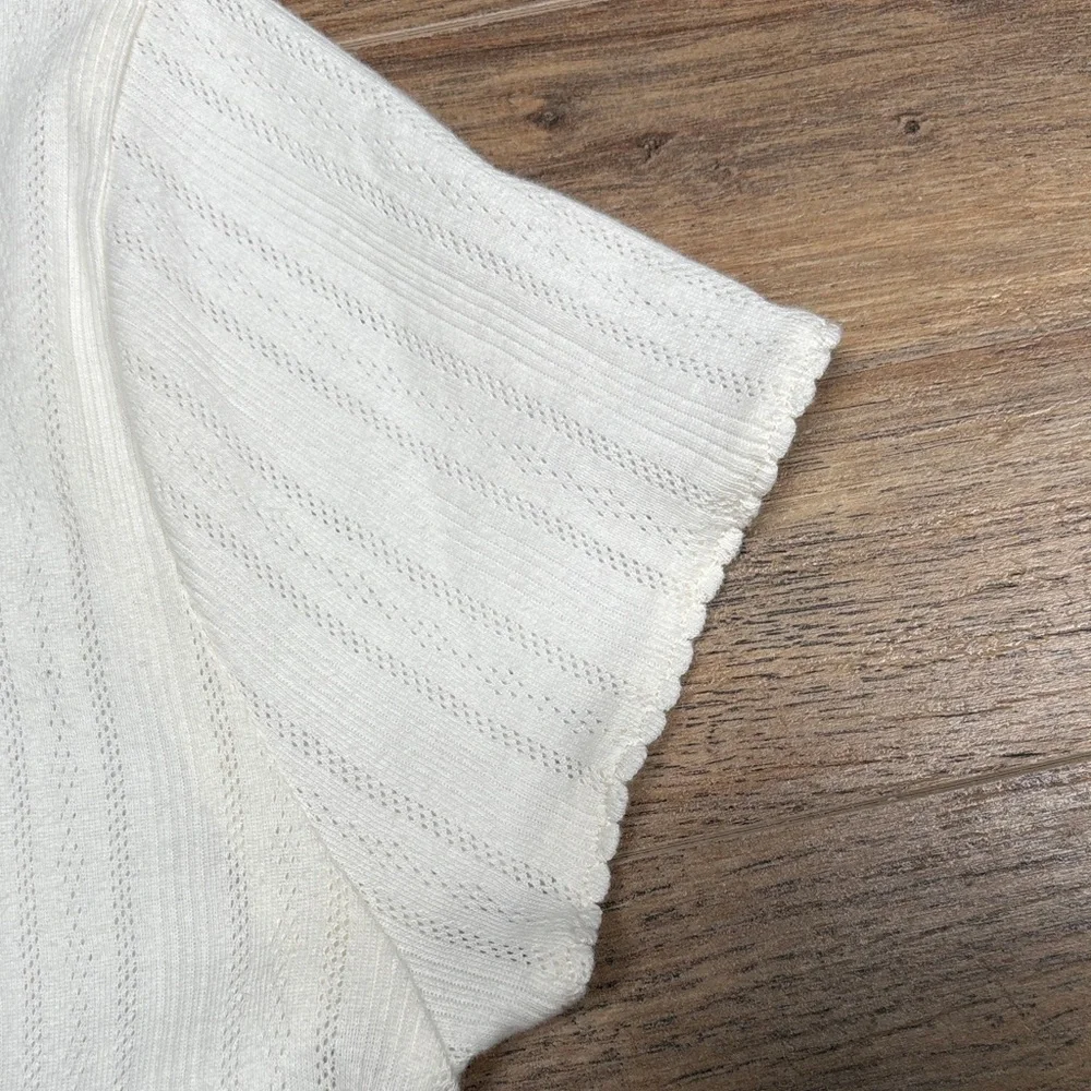 J.‎ Crew | NWT Cream Short Sleeve Tee Women's Size XL